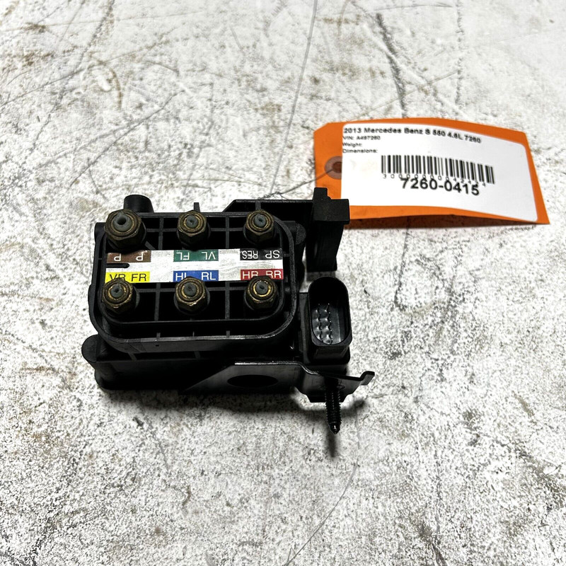 Valve Block Solenoid Valve Air Suspension Airmatic Mercedes CLS 53 2019-2021 OEM