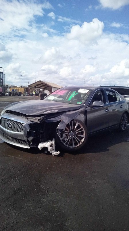 2016 INFINITI Q50 Left Door Glass Grey OEM 202382 77K Miles
