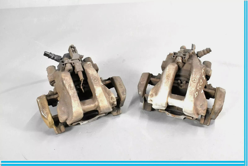 10-18 Mercedes W212 E400 CLS400 E350 Rear Left and Right Brake Calipers Set OEM