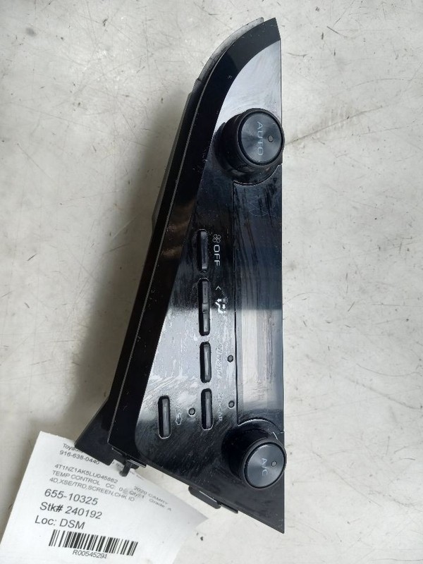 18 19 20 21 22 23 TOYOTA CAMRY XSE TEMPERATURE CONTROL