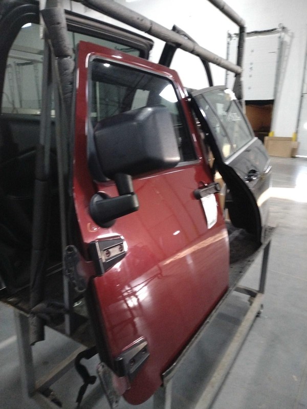 2008 Jeep Wrangler Left Door Red 2DR SUV Used OEM 617067 84000 Miles