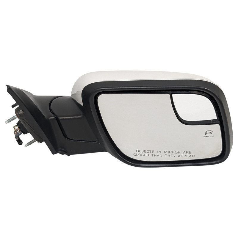 16-19 Ford Explorer Power Fold Side View Mirror Blind Spot Passenger Right White
