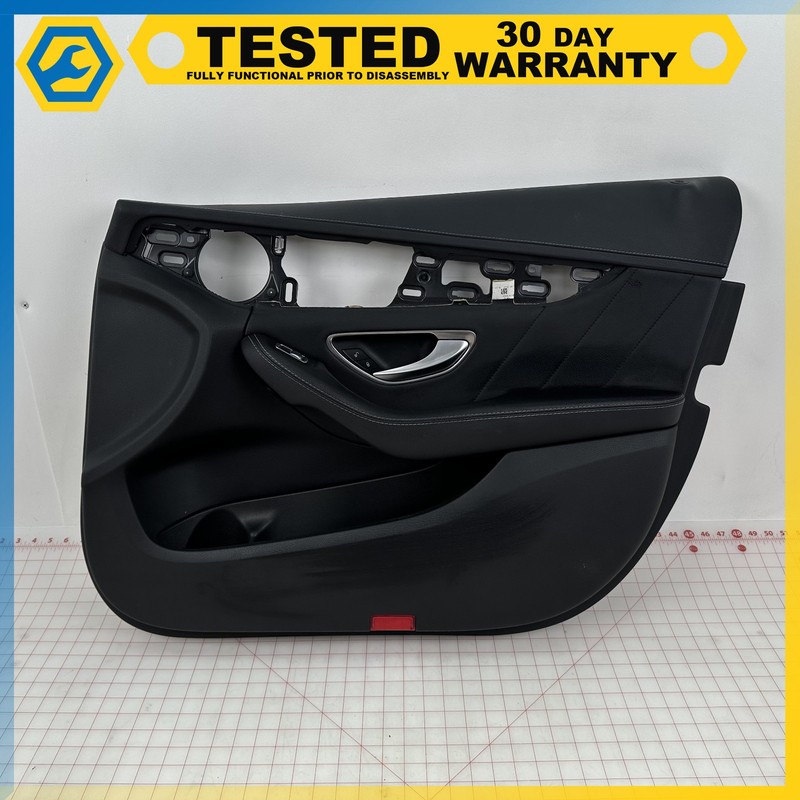 15-18 Mercedes C300 W205 FRONT RIGHT PASSENGER SIDE INTERIOR DOOR PANEL TRIM OEM