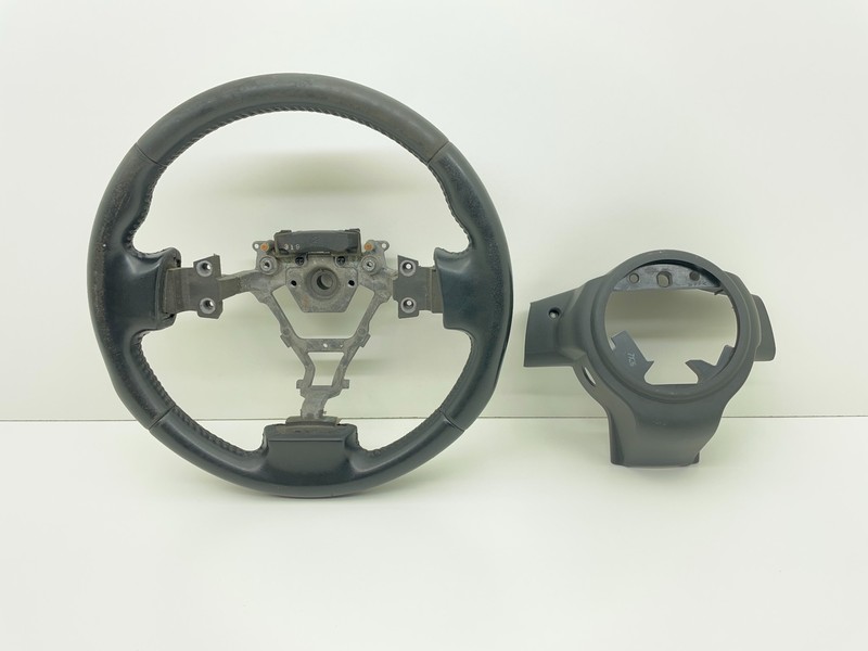 2008 Nissan 350z HR Coupe Black Leather Steering Wheel OEM KW1100