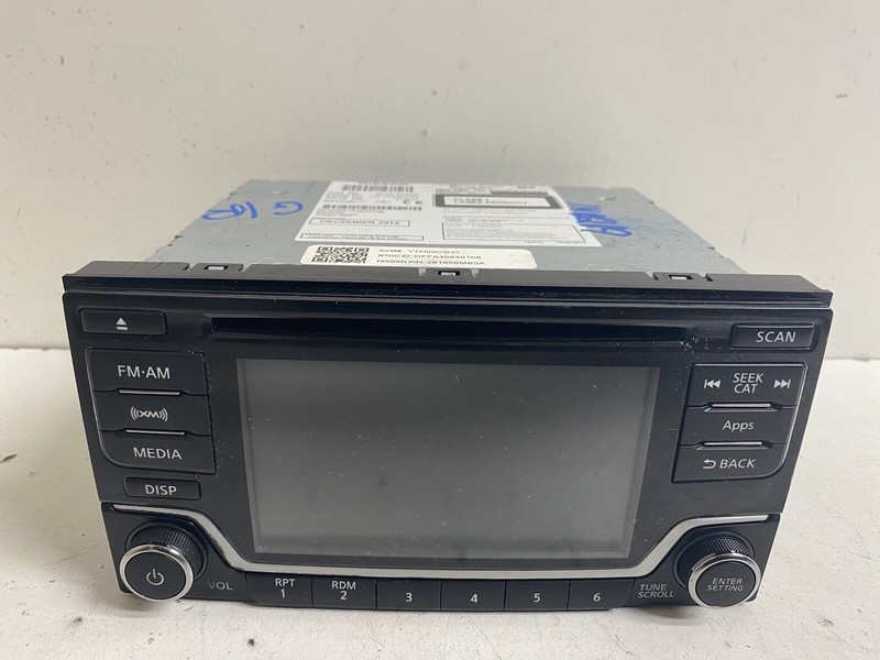 2015-2016 Nissan Versa Radio Stereo NON-NAV 5" Display Screen Menu 28185 9MB0A