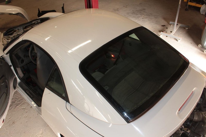 99-10 Porsche 911 3.6L White Hard Top Assembly