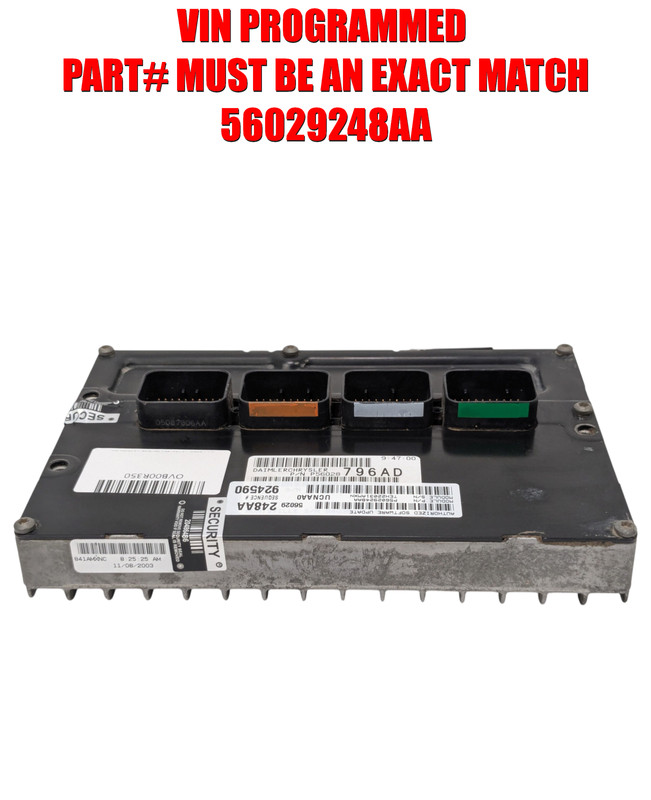 PROGRAMMED 2004 04 Dodge RAM 1500 4.7L Pickup Engine ECM ECU Control Module OEM