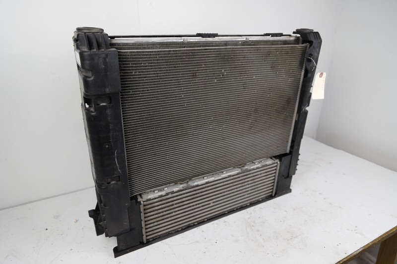 11-17 BMW X3 F25 xDrive28i 2.0L N20 ENGINE RADIATOR CONDENSER COOLING ASSEMBLY