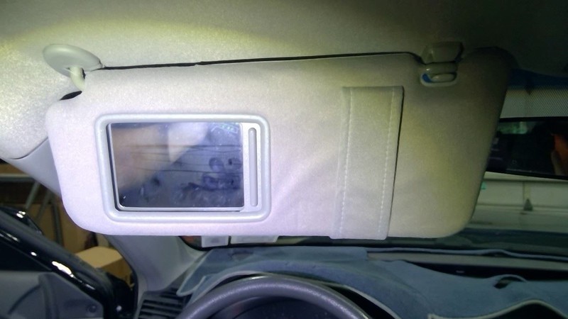 Driver Left Sun Visor Without Illumination Fits 07-11 CAMRY 1784290