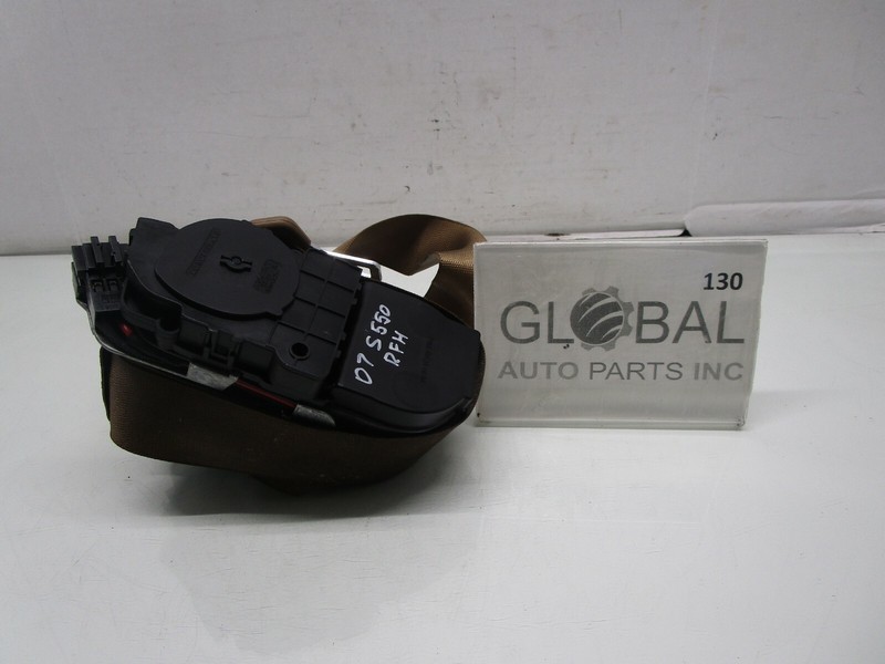 07-09 MERCEDES W221 S CLASS FRONT RIGHT PASSENGER SIDE SEAT SAFETY BELT OEM