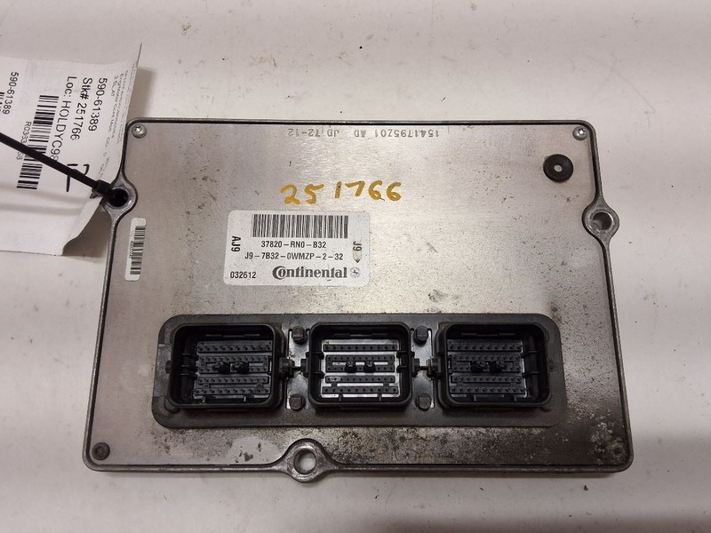 2012 Honda Pilot Engine ECM Electronic Module Engine Control AWD ID 37820RN0B32