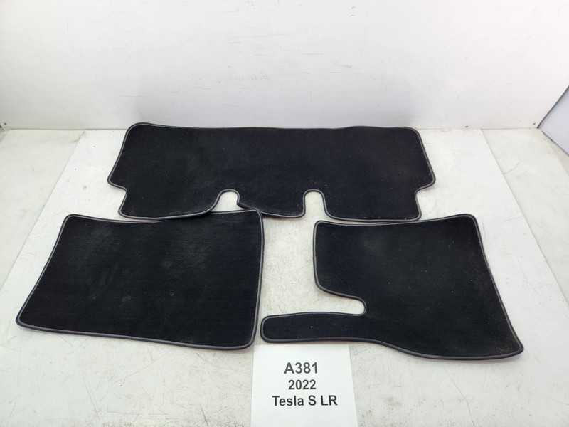 ✅ 2021-2025 OEM Tesla Model S Front Rear Interior Floor Mat Carpet LinerSET *