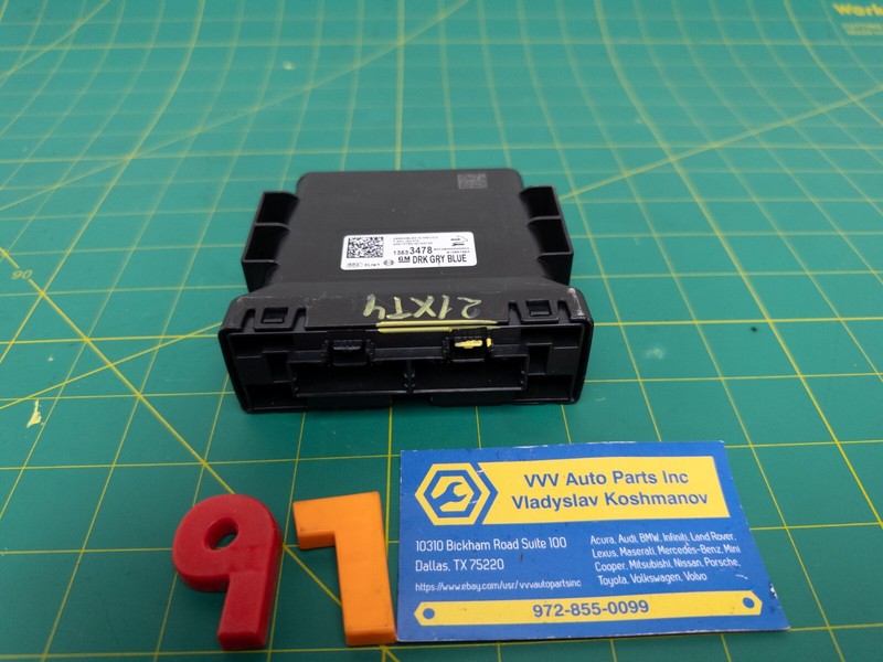 19-23 Cadillac XT4 - NETWORK GATEWAY COMPUTER CONTROL MODULE UNIT OEM