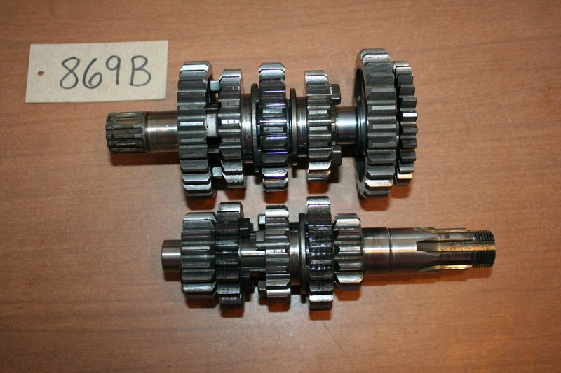 1990 Suzuki RM 250 Transmission Counter Shaft Main Shaft Gears90