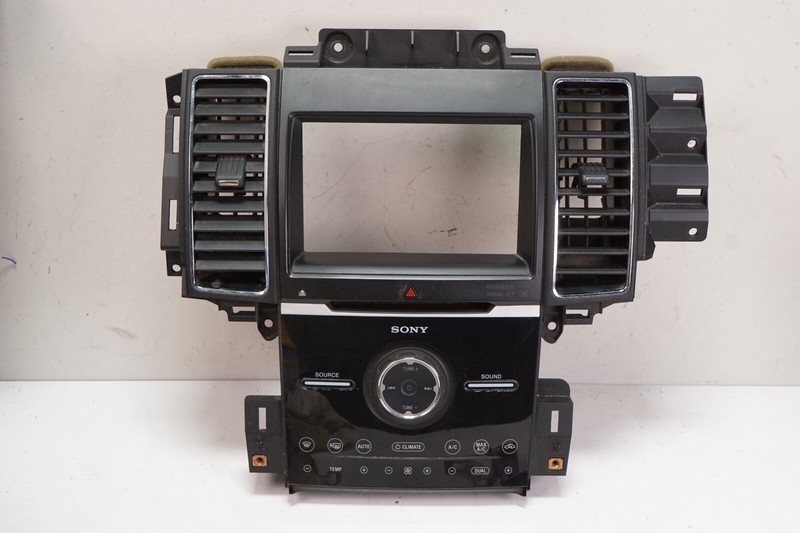 FORD TAURUS Heater Climate Control Radio CD Dash Bezel OEM 2013