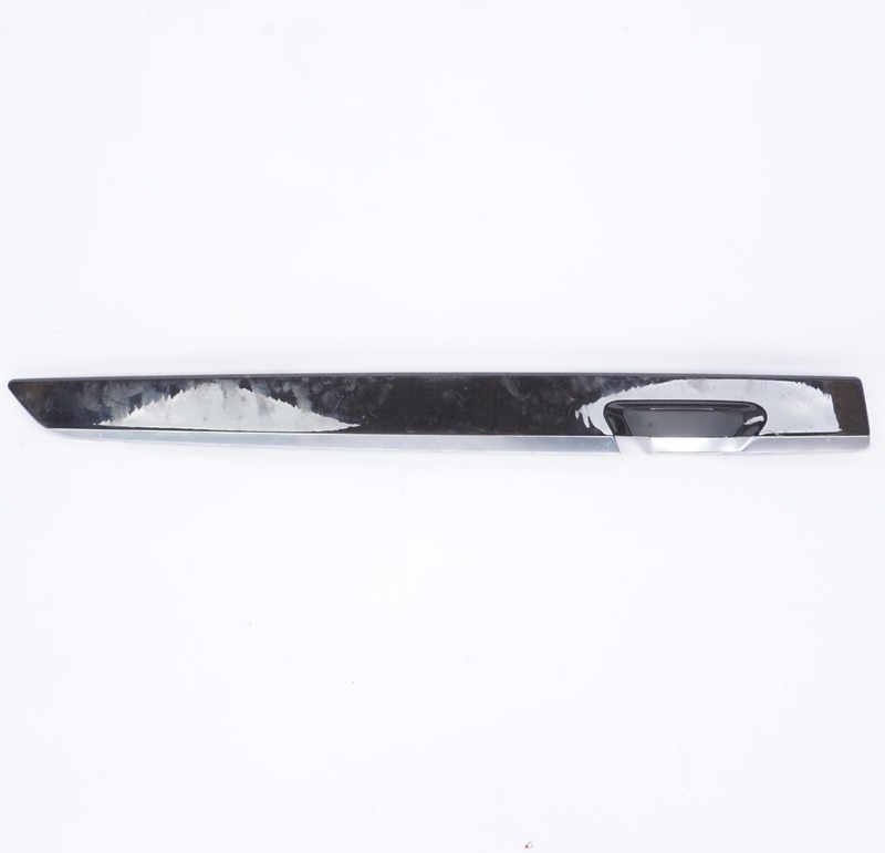 09-15 BMW 740i 750Li Rear Left Driver Side Door Molding Trim Ash Oem