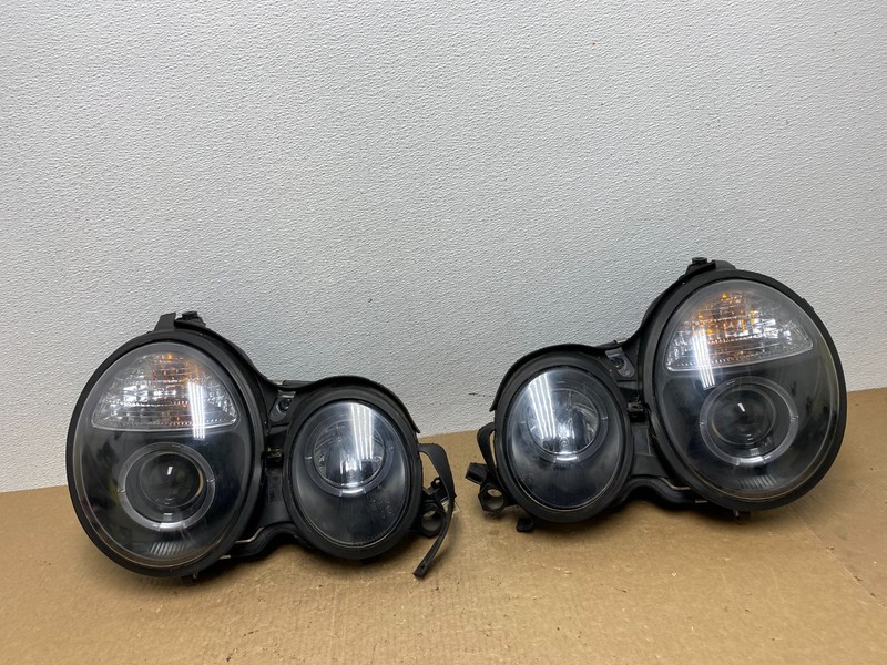 1995 to 1999 Mercedes E-CLASS W210 Left+Right Set Side Headlights AC1037