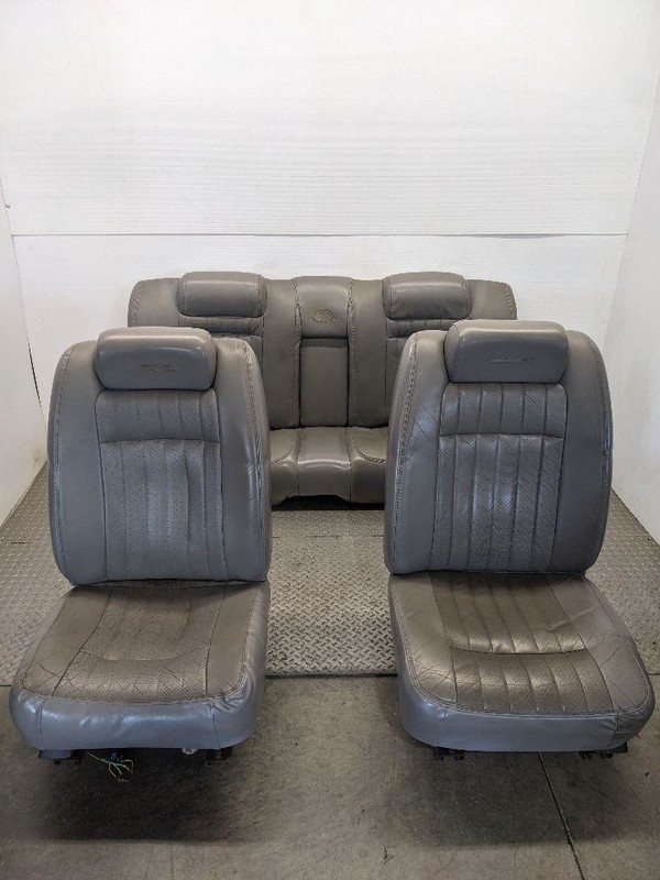 1994 1995 1996 Impala SS Grey Leather Front & Rear Seat Set 1165753
