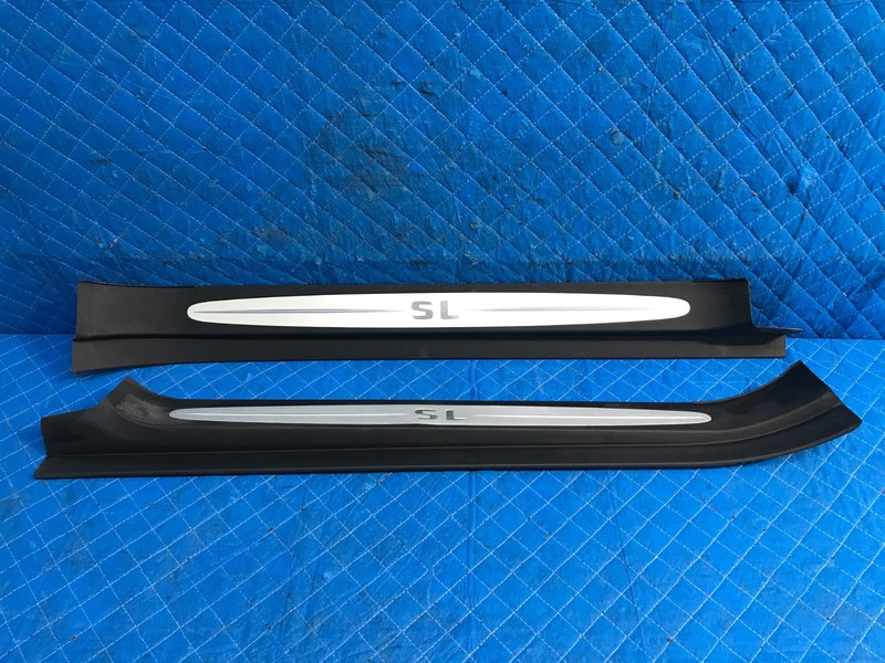 03-12 Mercedes R230 SL500 Door Step Sill Left and Right Set OEM Pair