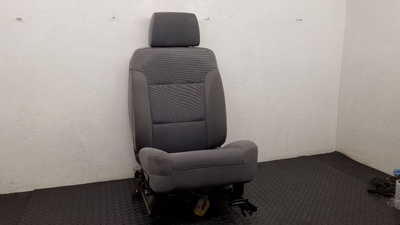 14-19 Chevy Silverado 1500 Regular Cab Front Right Seat Cloth Gray OEM 23238848