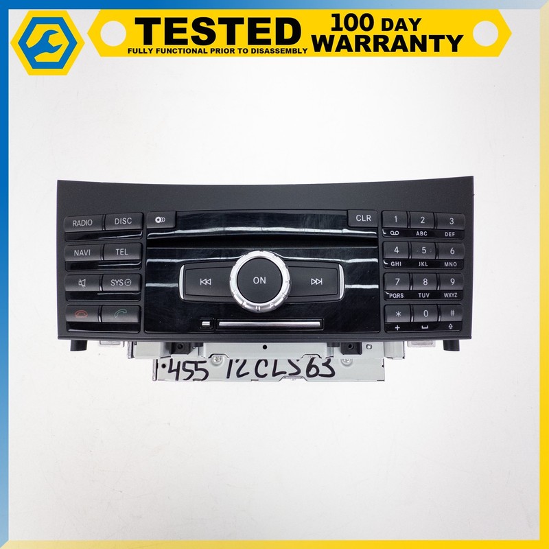 12-14 MERCEDES-BENZ CLS63 AMG E550 COMMAND HEAD UNIT CD CHANGER RADIO OEM