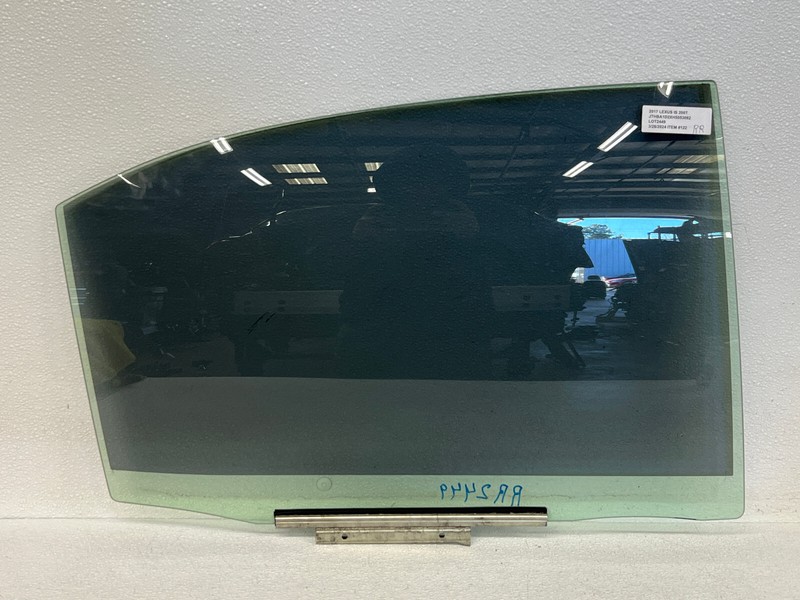 ⭐2014-2020 LEXUS IS200T REAR RIGHT PASS DOOR WINDOW GLASS PANEL OEM LOT2449