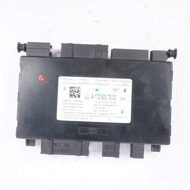 10-18 Mercedes W212 E350 Front Left Side Seat Control Module 1729007500 OEM