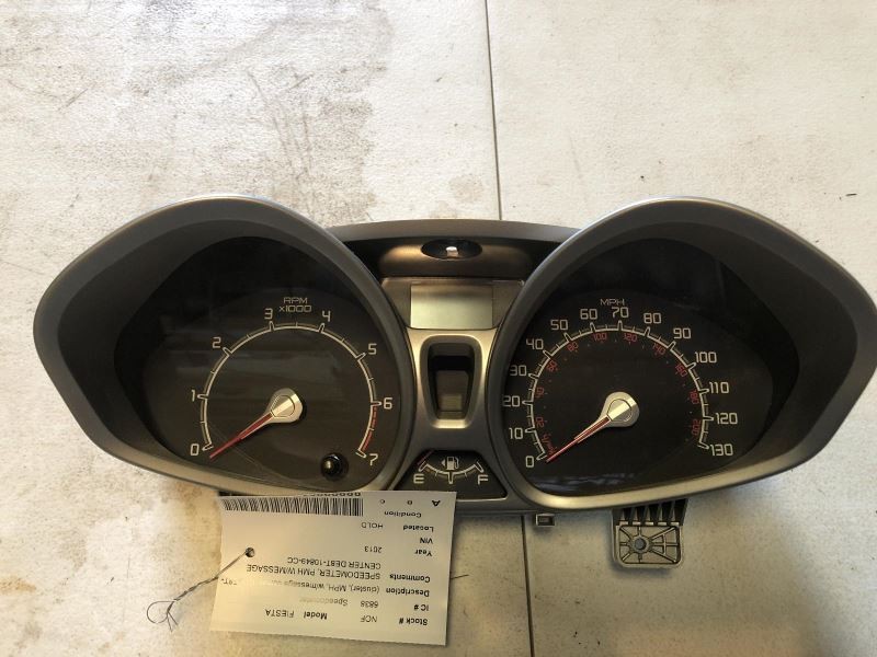 Speedometer Cluster MPH With Message Center Fits 12-13 FORDFIESTA 7376