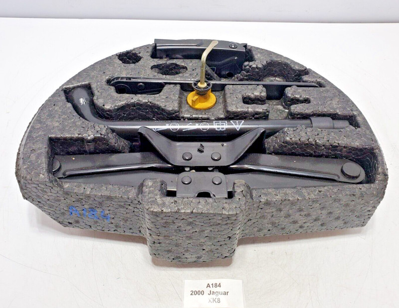 ✅ 1997-2006 OEM Jaguar XK8 XKR Emergency Spare Tire Jack Tool Kit W/ Case