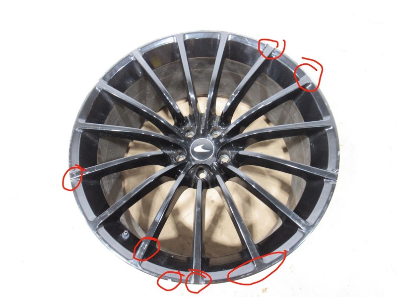 20-23 McLaren GT 2021 Rear Wheel Rim R21 21 x 10.5J Size 21 Inch ;@1