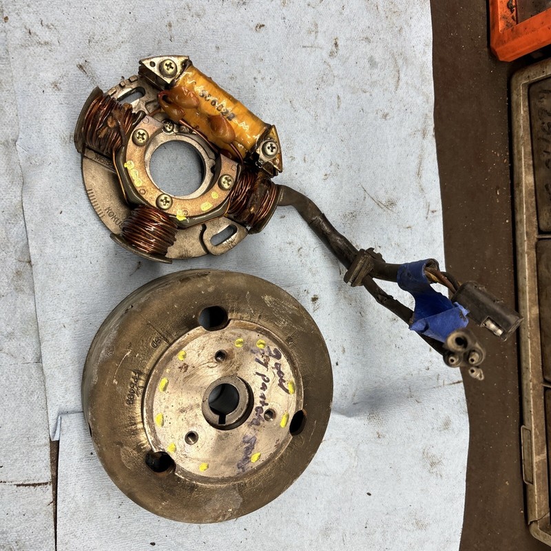1987 Arctic Cat Pantera vintage snowmobile Flywheel And Stator Assembly