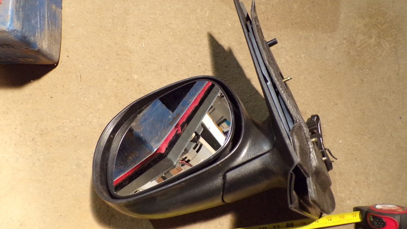 Side Mirror LH Left 17-330104L-12 Glossy Black PATGF Automatic