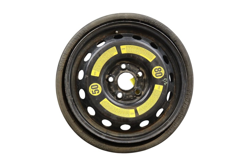 07-15 Audi Q7 Emergency Spare Tire Wheel Rim Black 6.5 x 18 H2 ET53 Oem