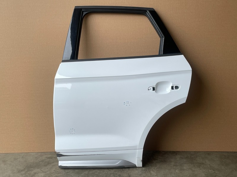 18 19 20 Audi Q5 Rear Left Driver Exterior Door Shell Panel White 1549 OEM