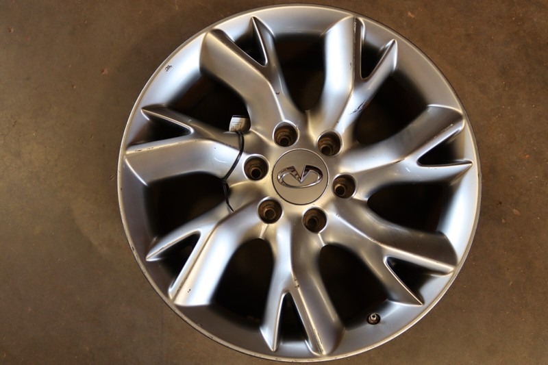 2011-2013 INFINITI QX56 WHEEL RIM R20 20X8 ALLOY 7 Y SPOKE FACTORY SILVER OEM