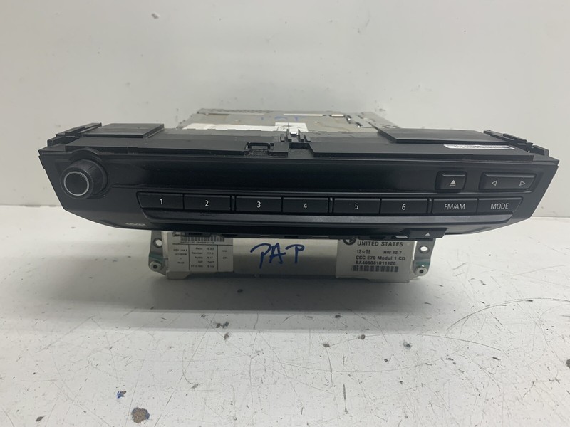 2007-2010 BMW X5 Radio Stereo 6583 9191569-01 Disc CD Player 2 DIN