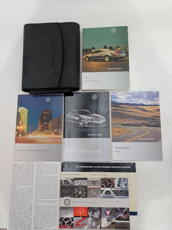 2010 CL 550 CL63 CL65 CL600 CLMercedes Benz Owners Operator Manual W/ Case