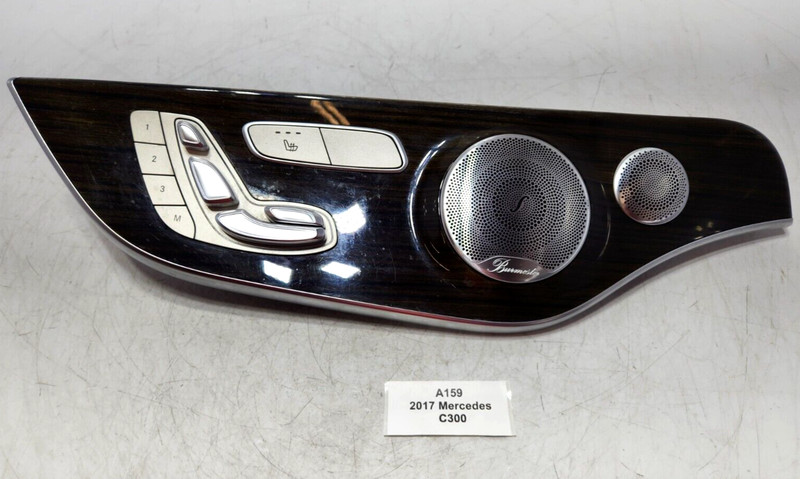 ✅ 2017-2023 OEM Mercedes С205 C300 Front Left Driver Seat Switch Wood Burmester