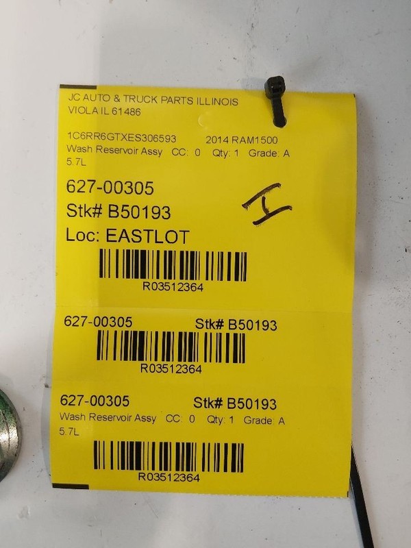 Wash Reservoir Classic Style 5 Lug Wheel Fits 09-23 DODGE 1500 PICKUP 3512364