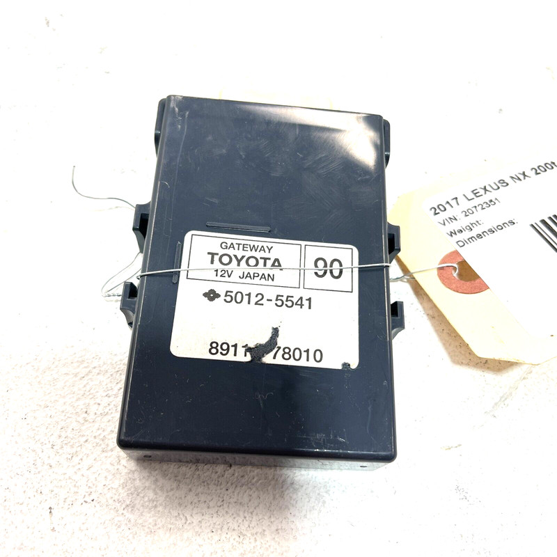 2015 – 2017 LEXUS NX 200T NETWORK GATEWAY CONTROL MODULE UNIT OEM