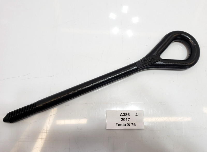 ✅ 2012-2020 OEM Tesla Model S Front Tow Hook Bumper Towing Eye