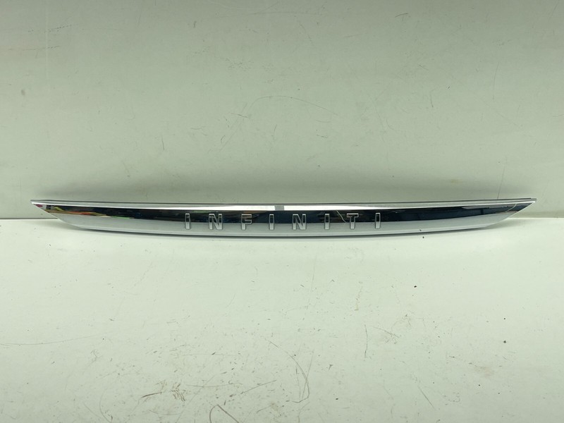 18–20 INFINITI Q50L REAR TRUNK DECK LID MOLDING TRIM FINISH PANEL OEM