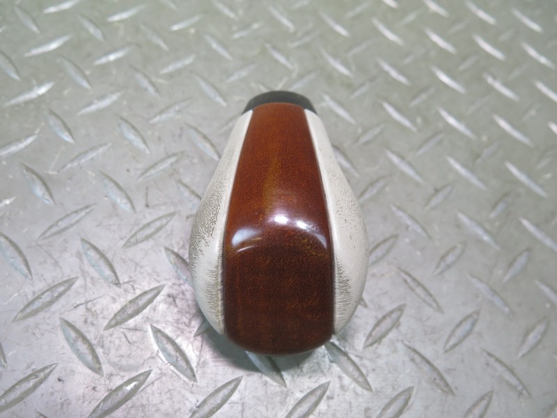 2004-2009 CADILLAC XLR TRANSMISSION FLOOR GEAR SHIFTER LEVER KNOB WOOD