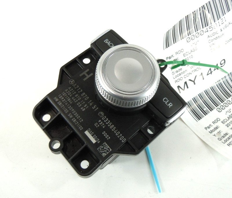 2010 10 Mercedes-Benz E350 Console Head Unit Controller Dial Knob OEM