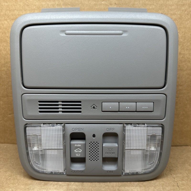 2011-2017 Honda Odyssey Light Gray Over Head Overhead Console Homelink Sunroof
