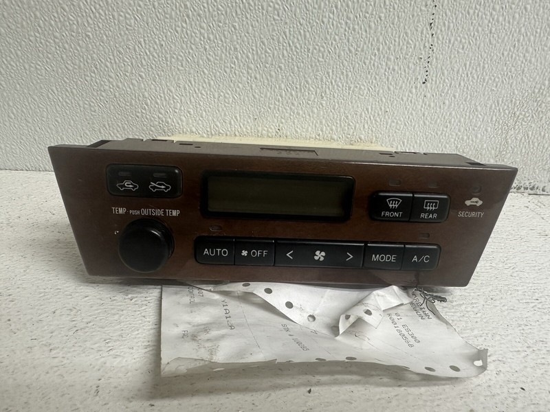 2000-2001 Lexus ES300 Heater A/C Temperature Climate Control Switch Panel HVAC