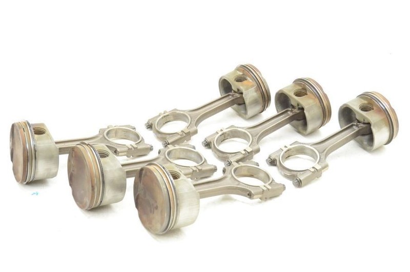 2000-2001 Porsche Boxster 986 3.2L Set Of 6 Pistons With Connecting Rods