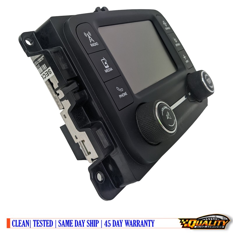 2017 2018 JEEP CHEROKEE AM/FM RADIO RECEIVER SCREEN DISPLAY 5.0" 68306938AB OEM
