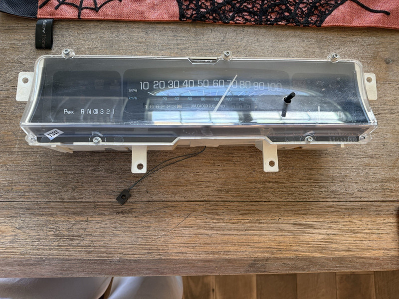 1996 to 1999 Buick Lesabre Instrument Gauge Cluster Speedometer OEMMILES UNKNOWN