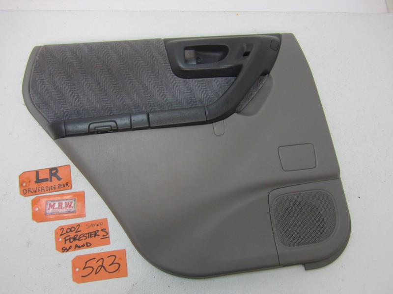 DOOR PANEL DRIVER SIDE BACK GREY LR LEFT REAR for 98 99 00 01 02 SUBARU FORESTER